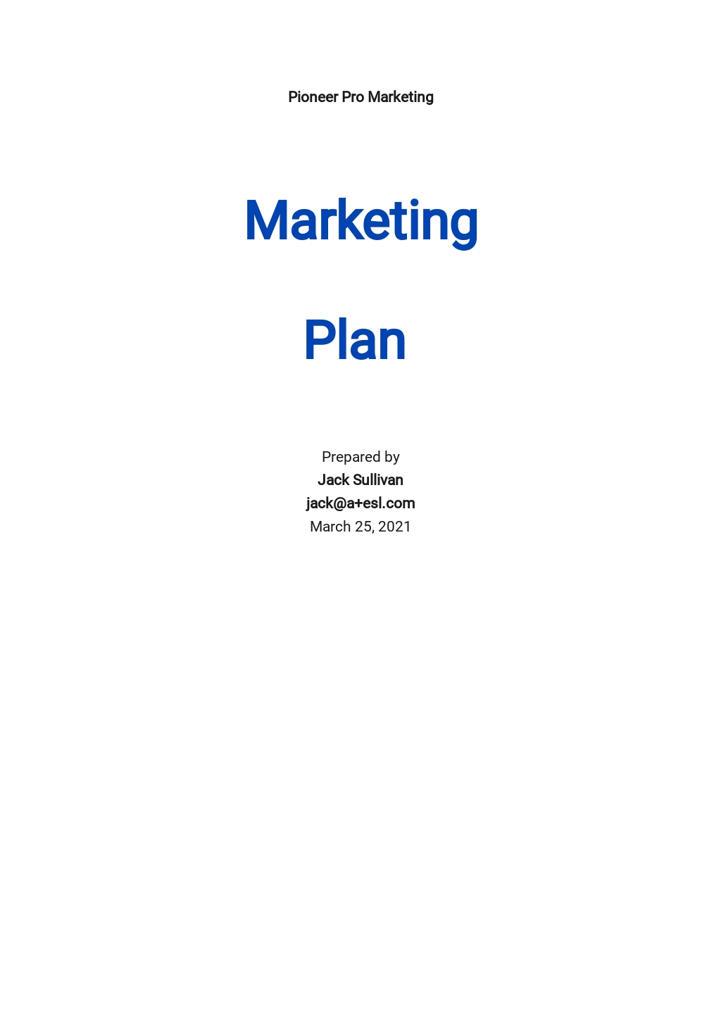 Free College Plan Templates, 24+ Download in PDF, Word, Google Docs ...