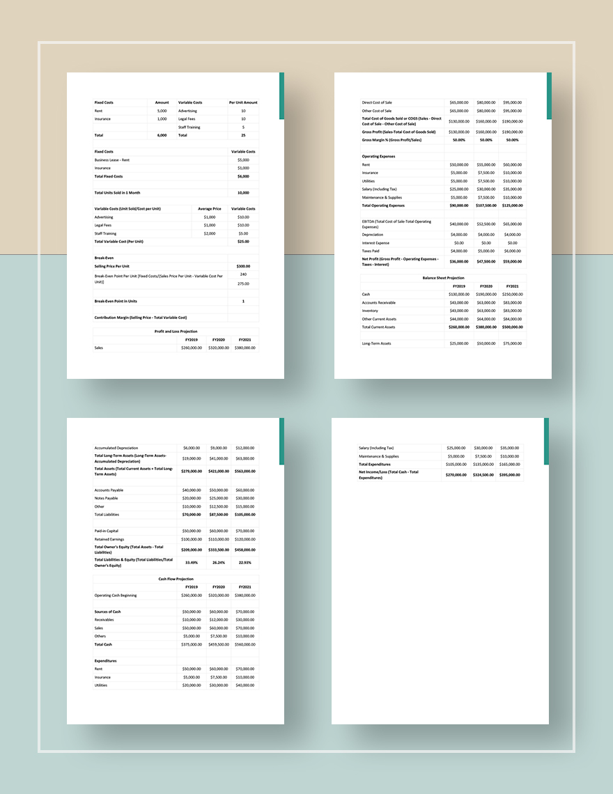 factory business plan pdf