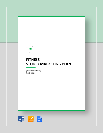 fitness studio marketing plan