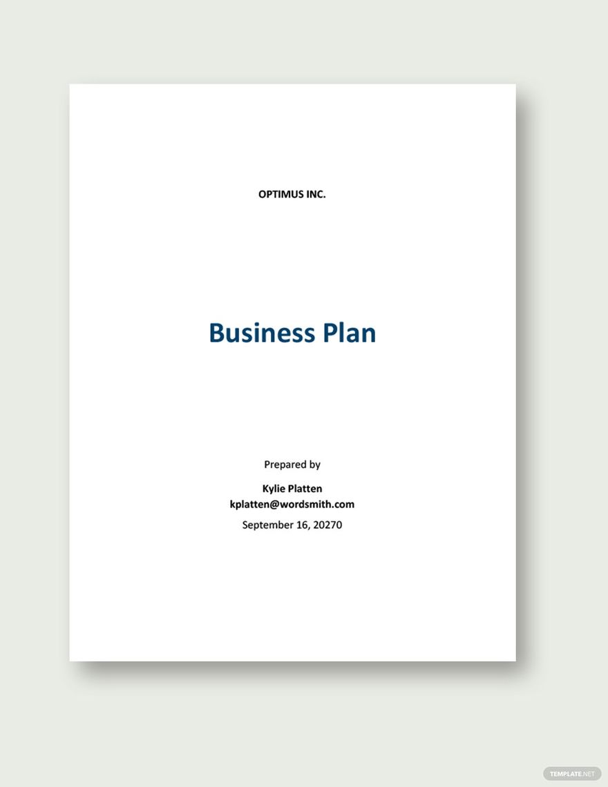 SEO Agency or Company Business Plan Template