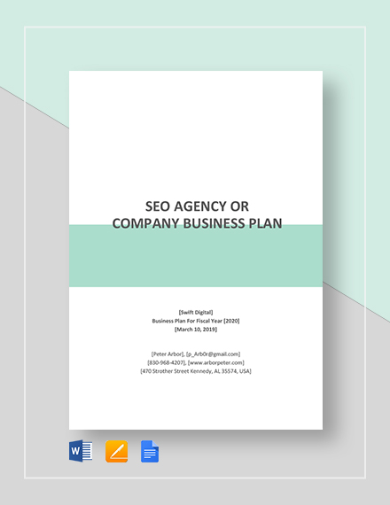 seo agency business plan