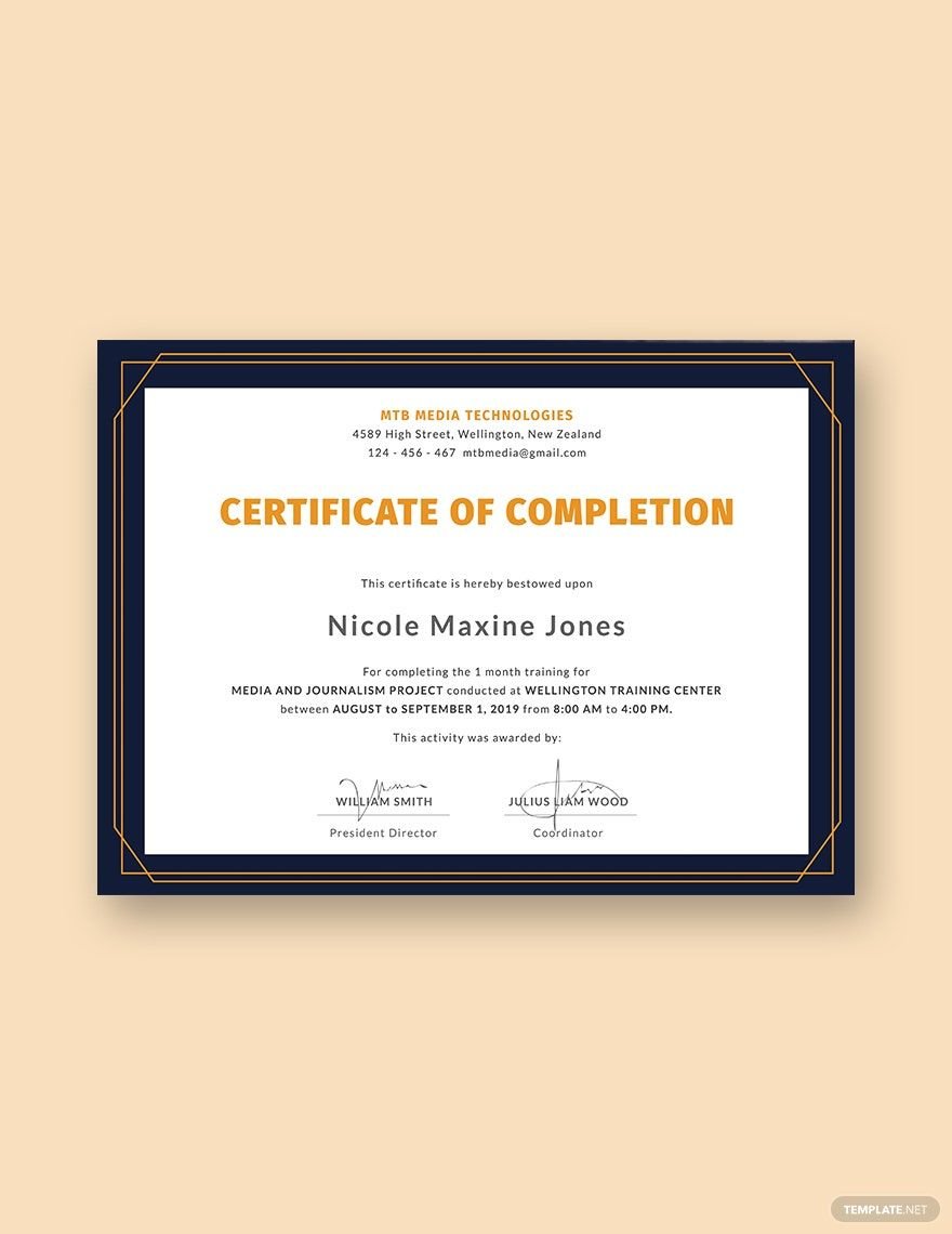 training-completion-certificate