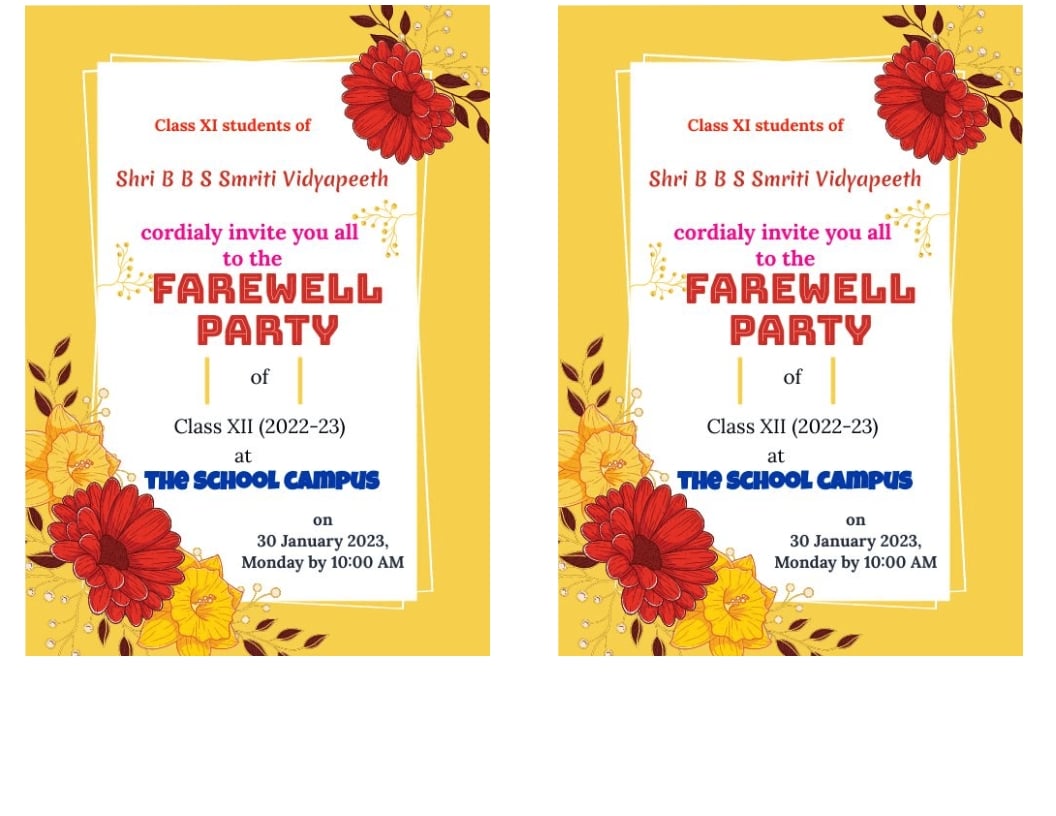 Farewell Invitation Card Templates in Microsoft Word (DOC) | Template.net