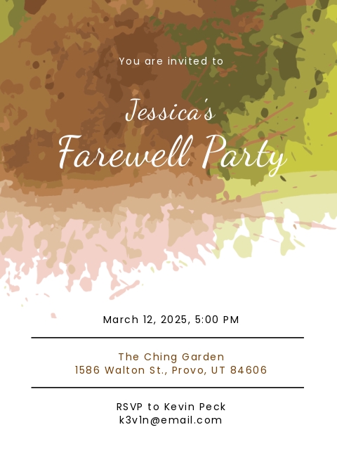 22+ FREE Farewell Invitation Templates [Customize & Download ...