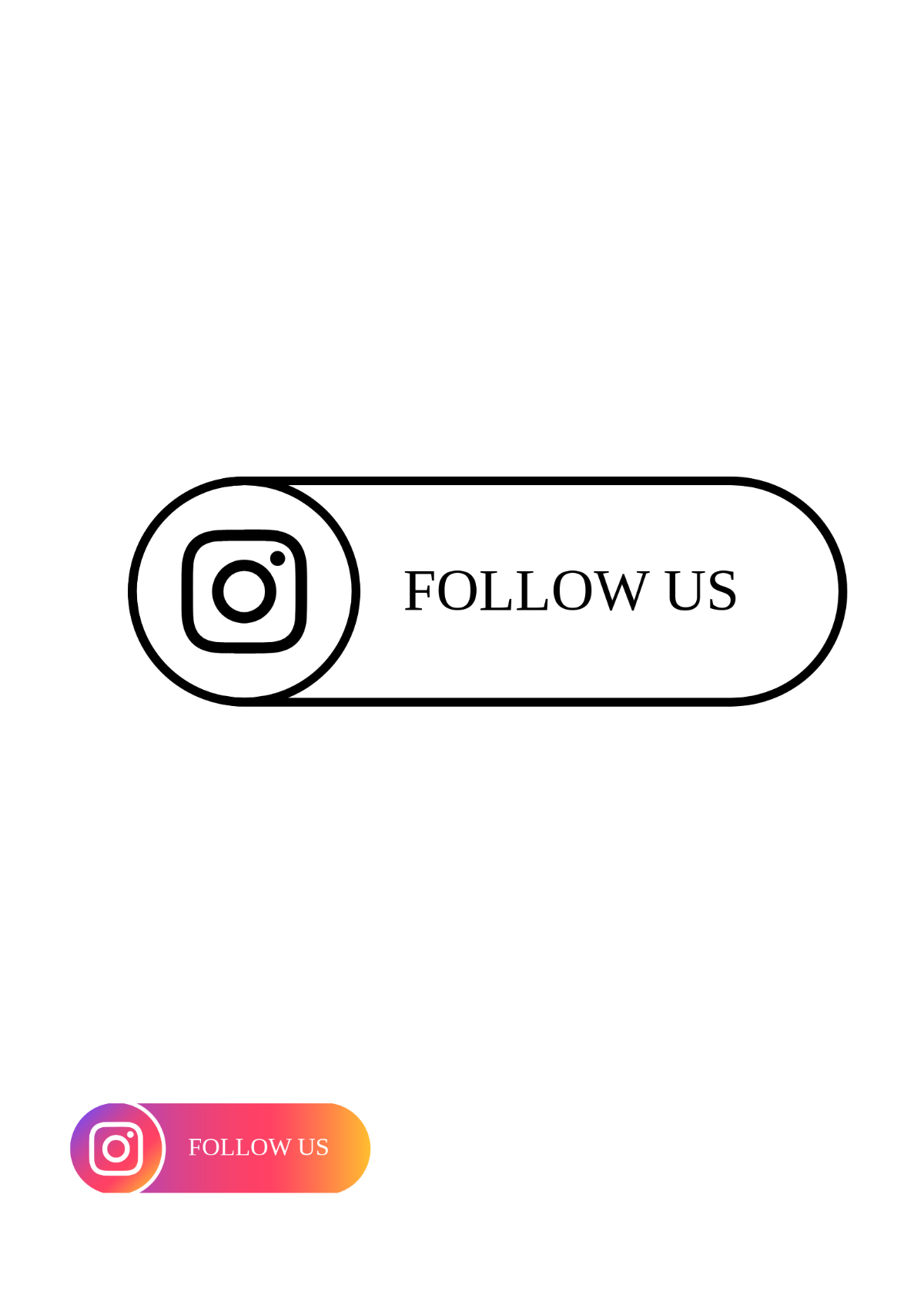 Free Instagram Banner Coloring Page Template