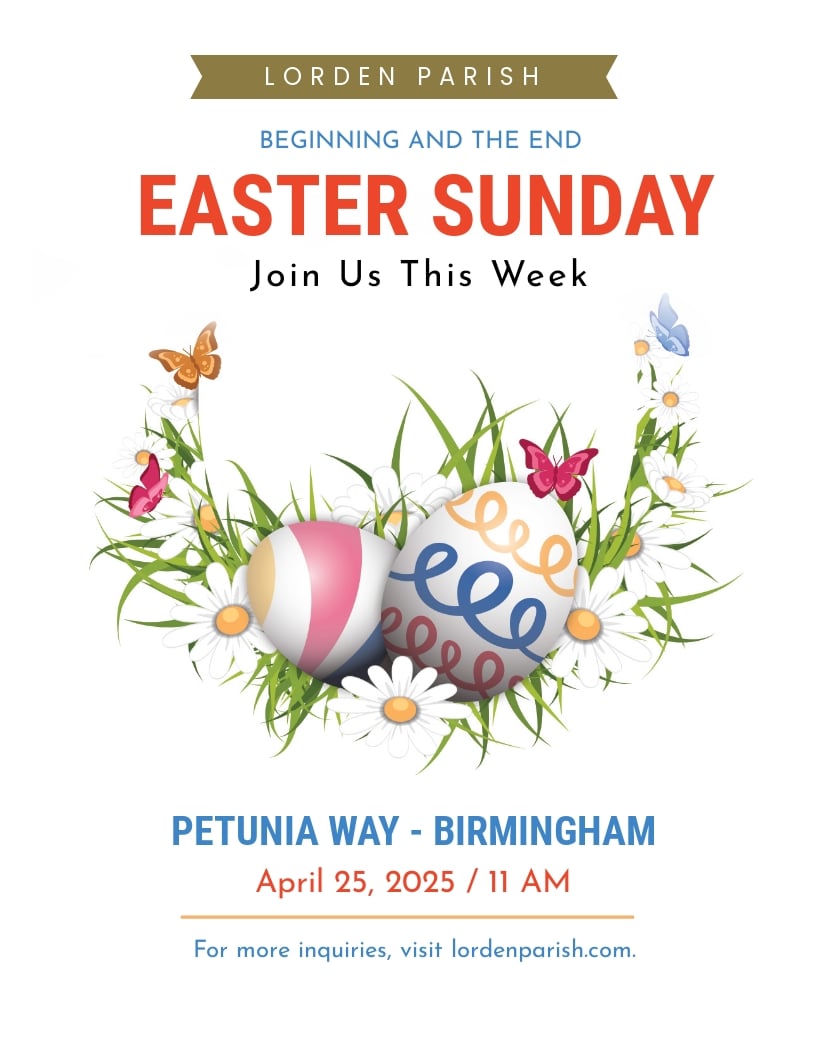 Free Easter Flyer Word Templates, 17+ Download