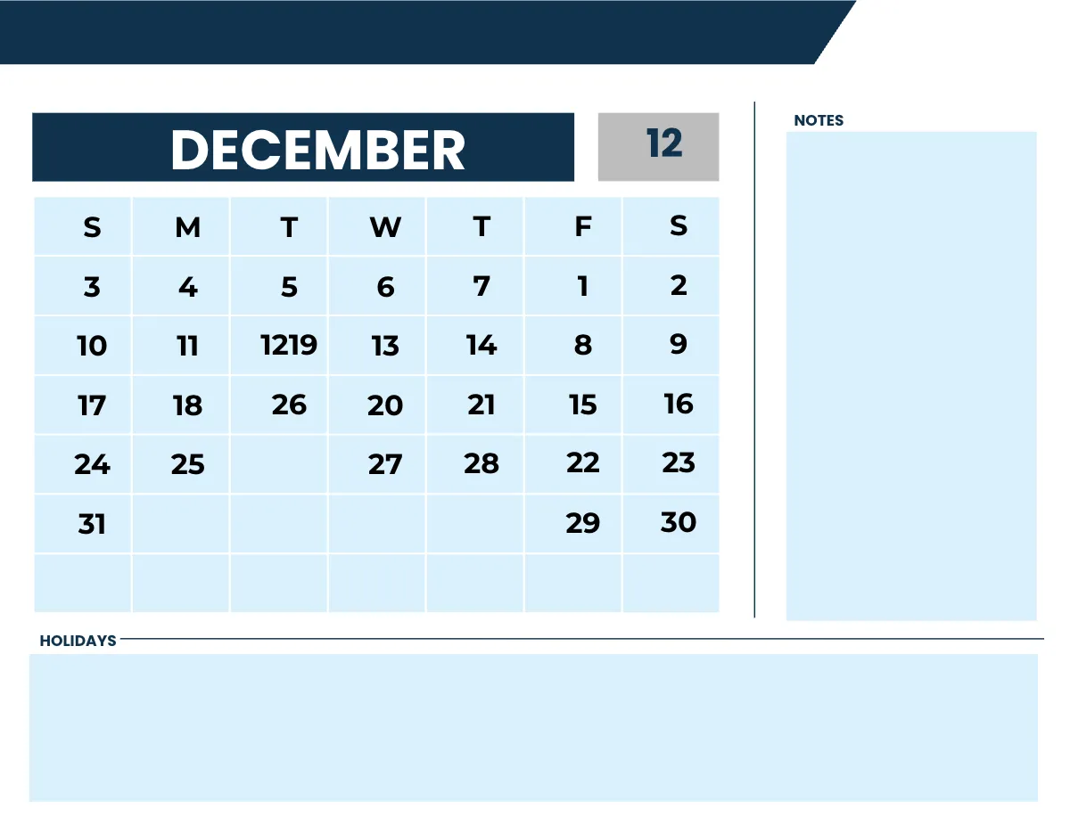 Free Printable Year 2023 Monthly Calendar Template to Edit Online