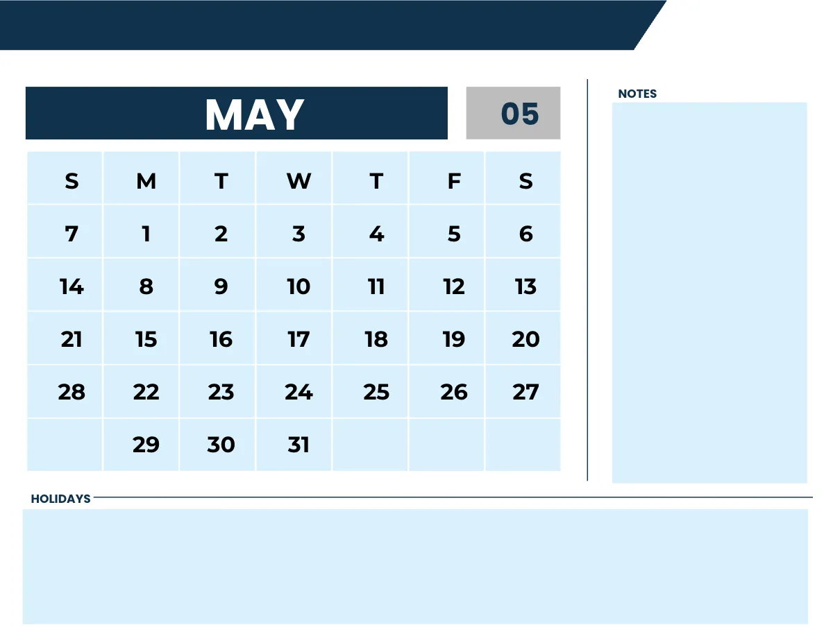 Free Printable Year 2023 Monthly Calendar Template to Edit Online