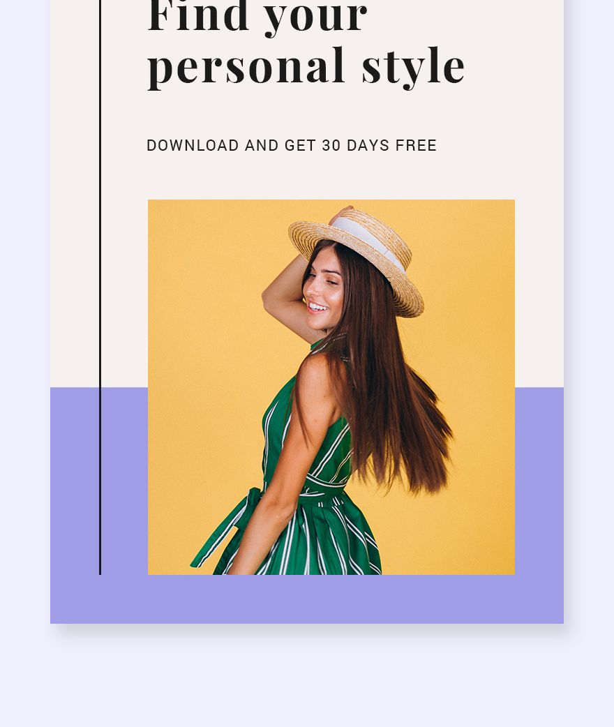 Fashion Brands App Promotion Pinterest Pin Template
