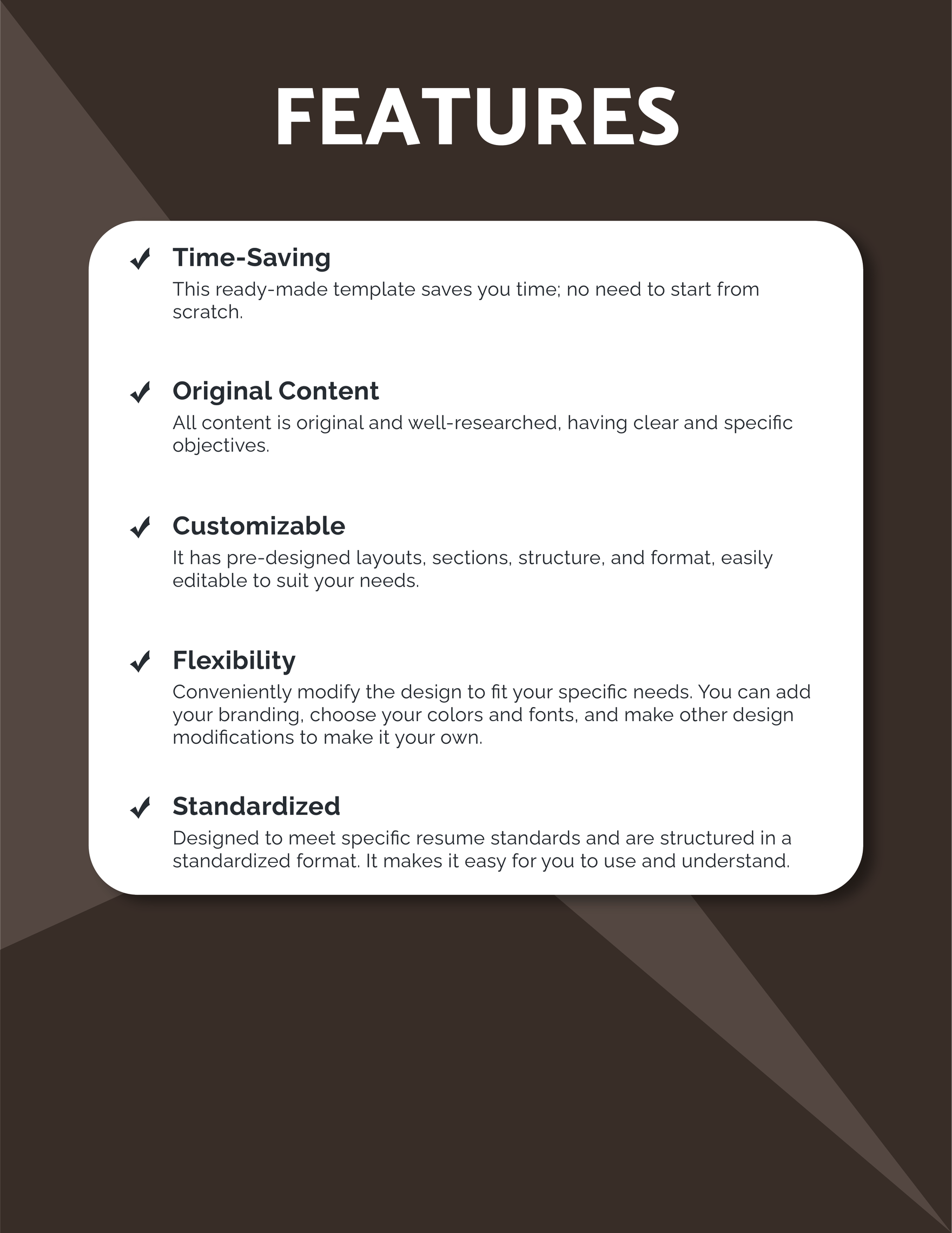 Software Quality Engineer CV Template