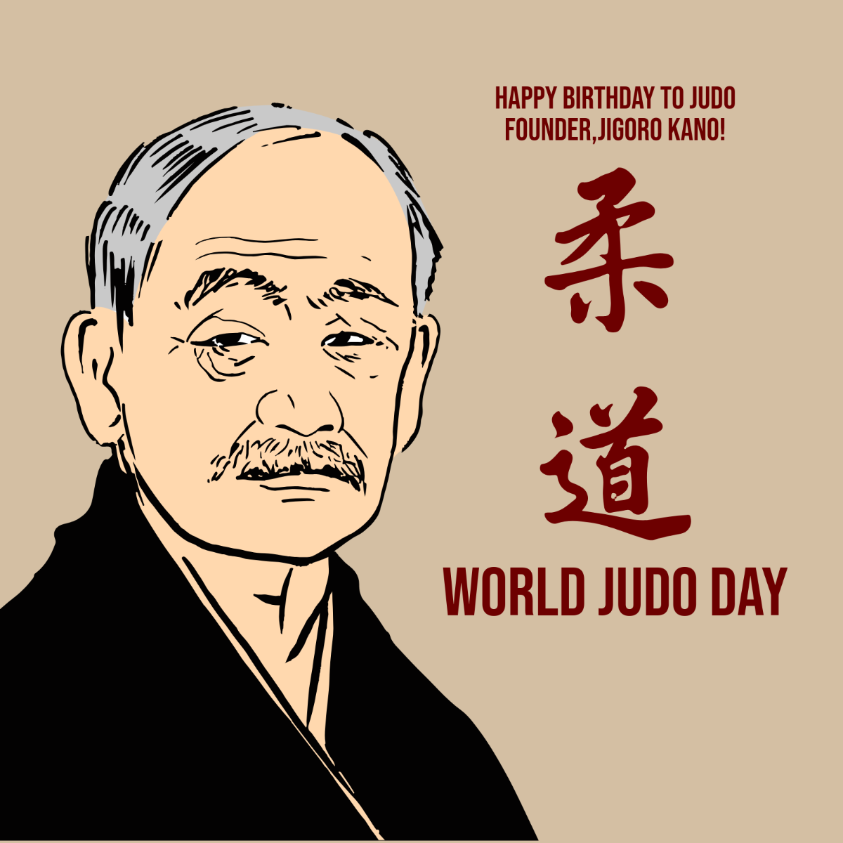 World Judo Day Whatsapp Post Template - Edit Online & Download