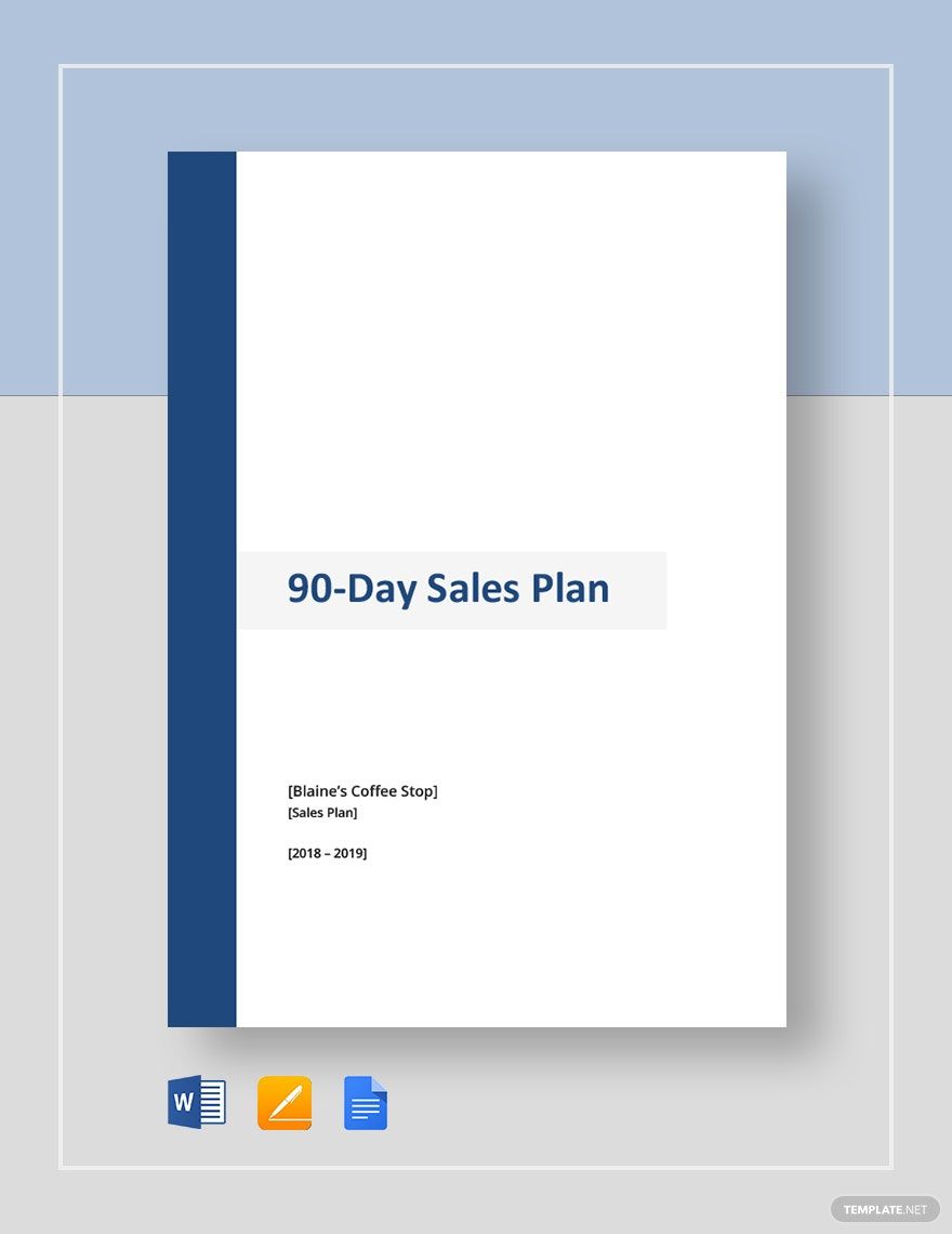 90-day Sales Plan Template