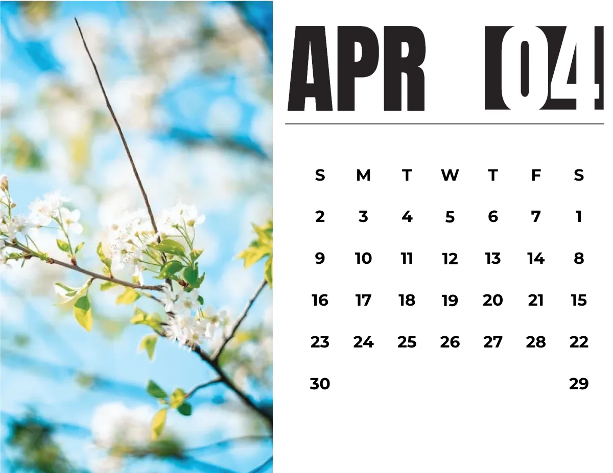 Free 2023 Photo Calendar Template to Edit Online
