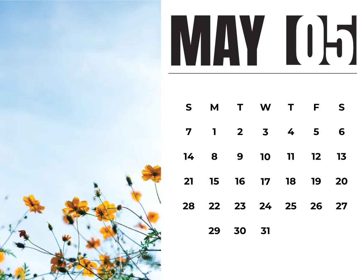 Free 2023 Photo Calendar Template to Edit Online