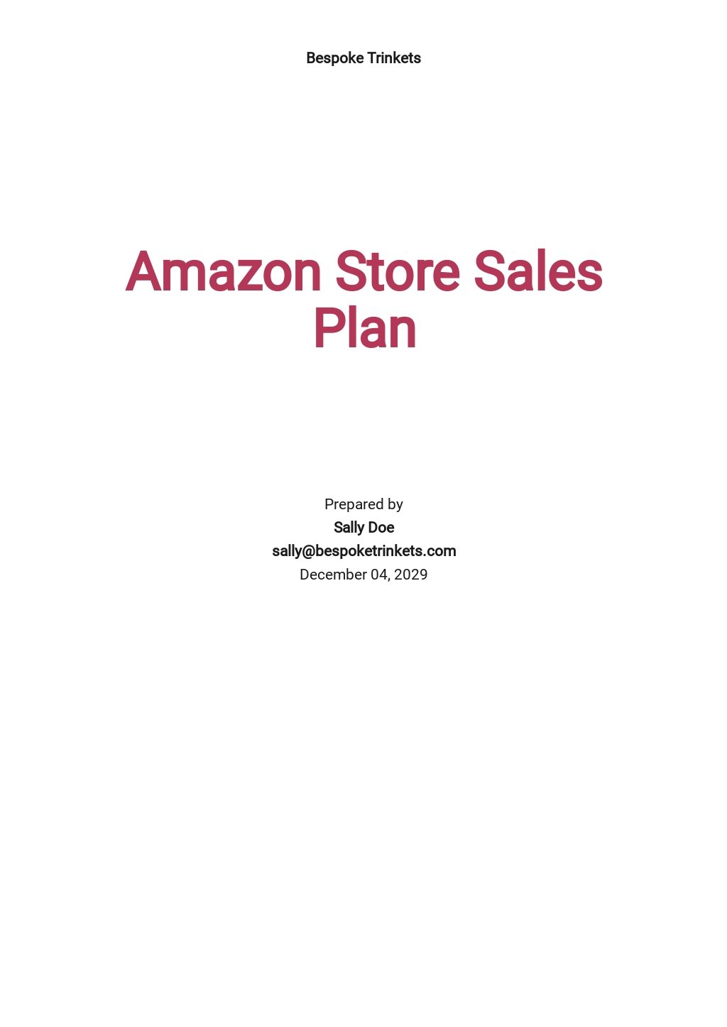 Amazon Store Sales Plan Template.jpe