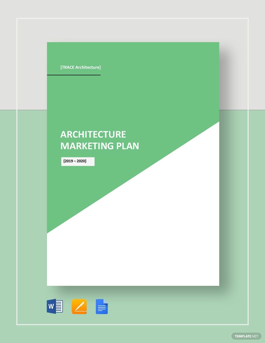 Architecture Marketing Plan Template