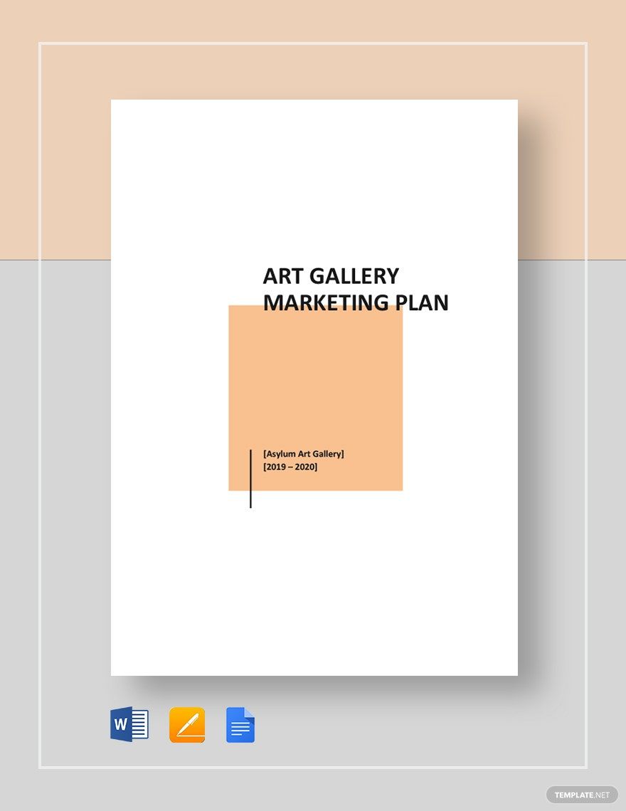 Art Gallery Marketing Template in Word, Google Docs, Apple Pages
