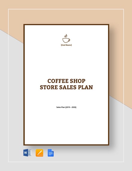 cafe bistro business plan pdf