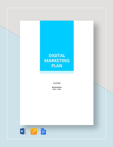digital marketing plan