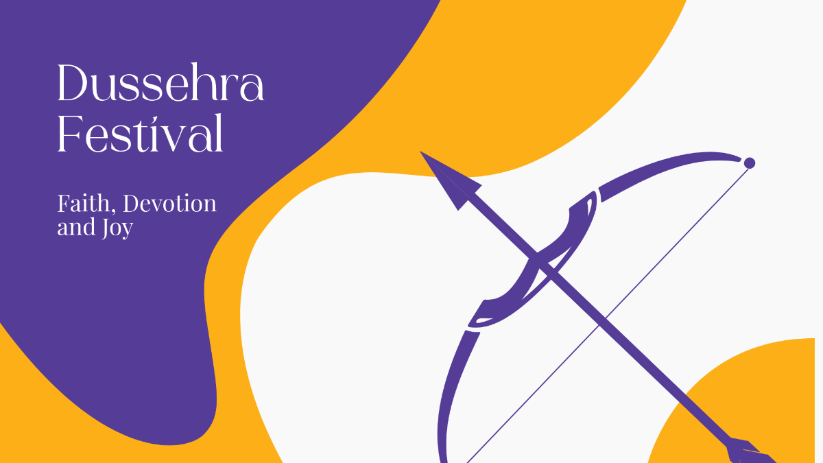 Free Dussehra Banner Background Template to Edit Online