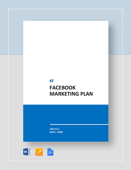 facebook marketing plan