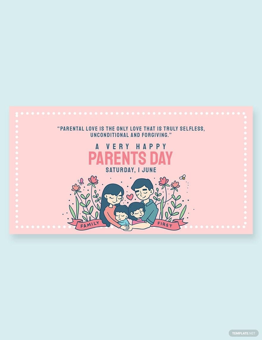 Parents Day Linkedin Post Template