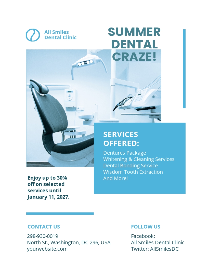 Dental Clinic Flyer Template.jpe