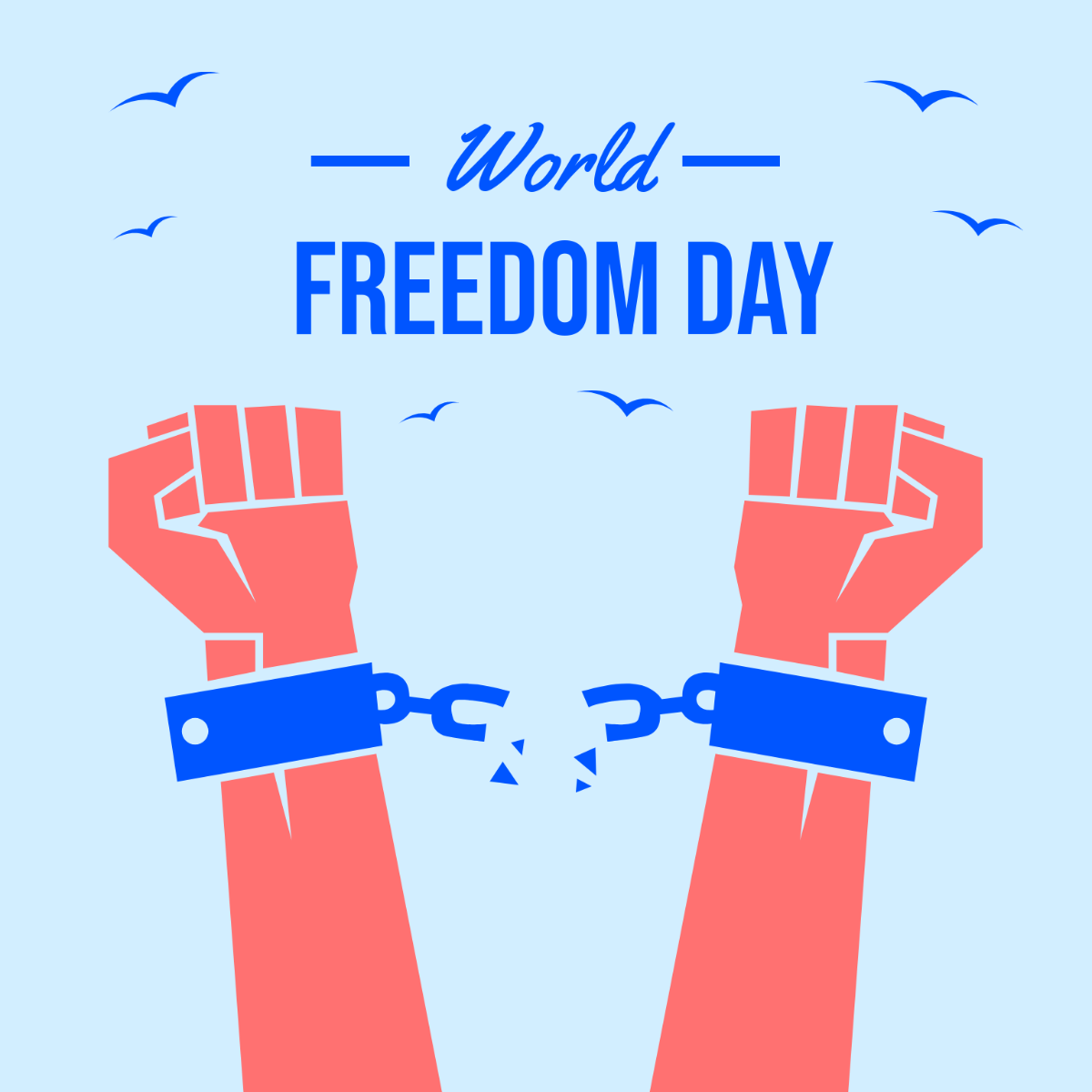 World Freedom Day Illustration Template - Edit Online & Download