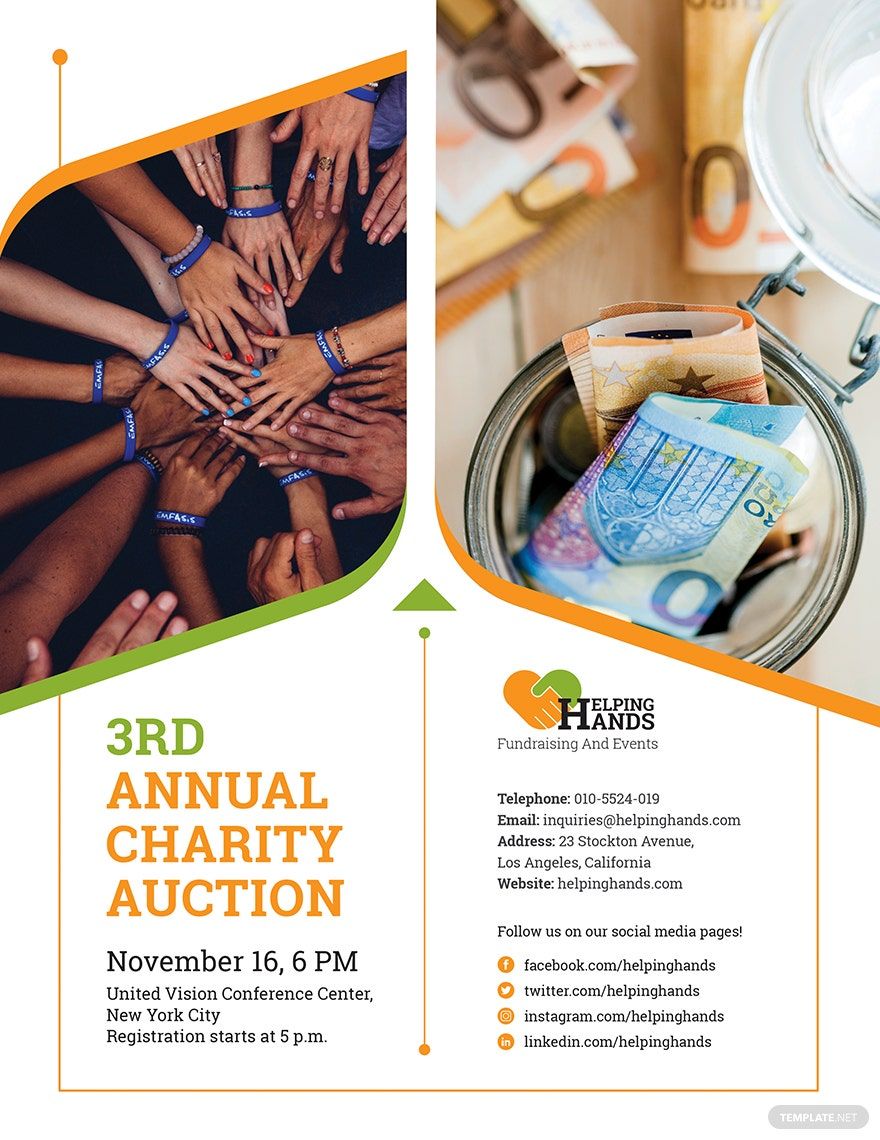 Fundraising Event Flyer Template