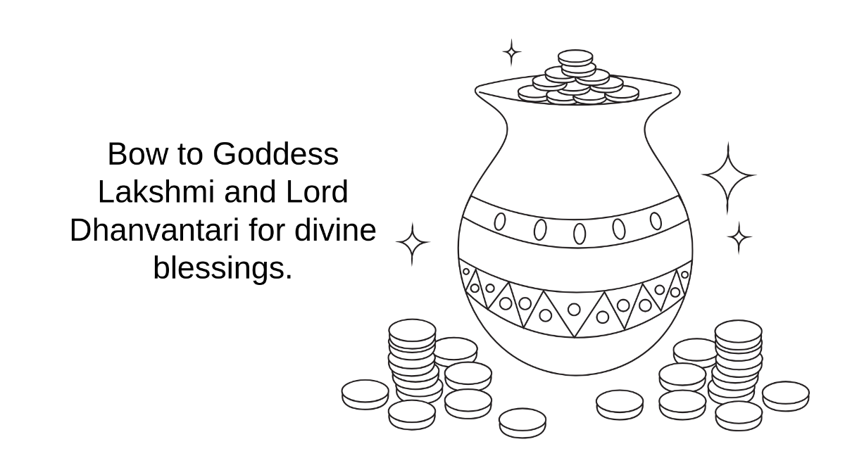 Free Dhanteras Drawing Background Template to Edit Online