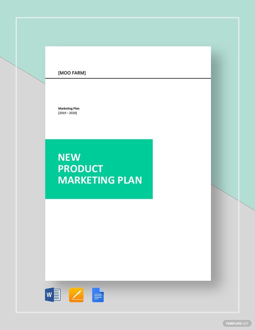 New Product Marketing Plan Template Google Docs Word Apple Pages New Product Marketing Plan Template Google Docs Word Apple Pages