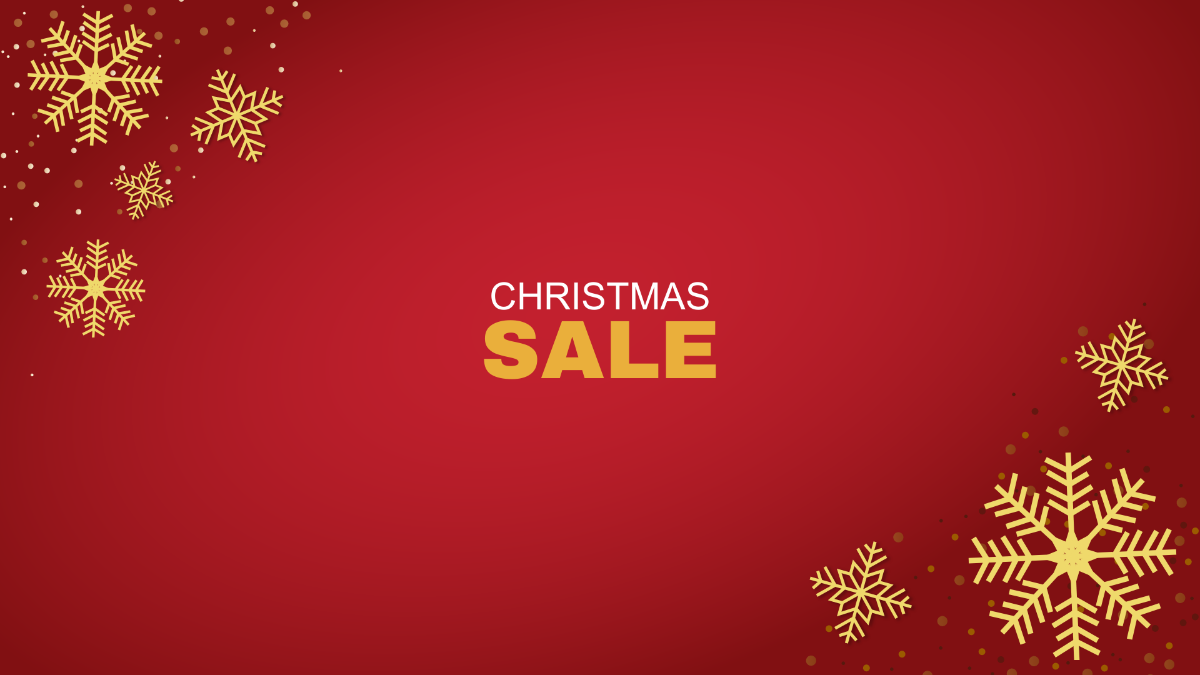 Christmas Sale Background Template