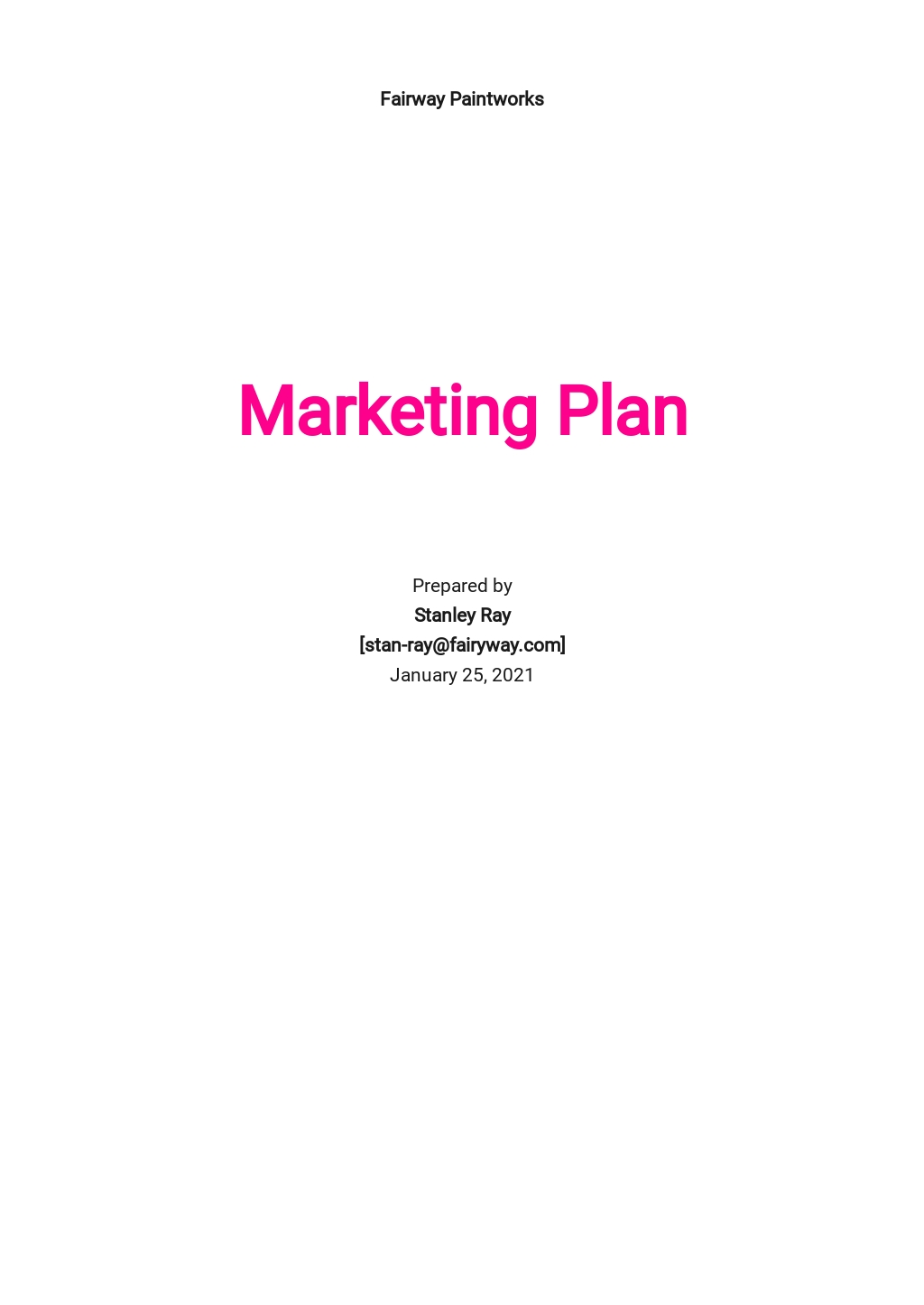 FREE Company Plan Templates in PDF | Template.net