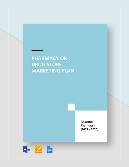 pharmacy or drug store marketing plan