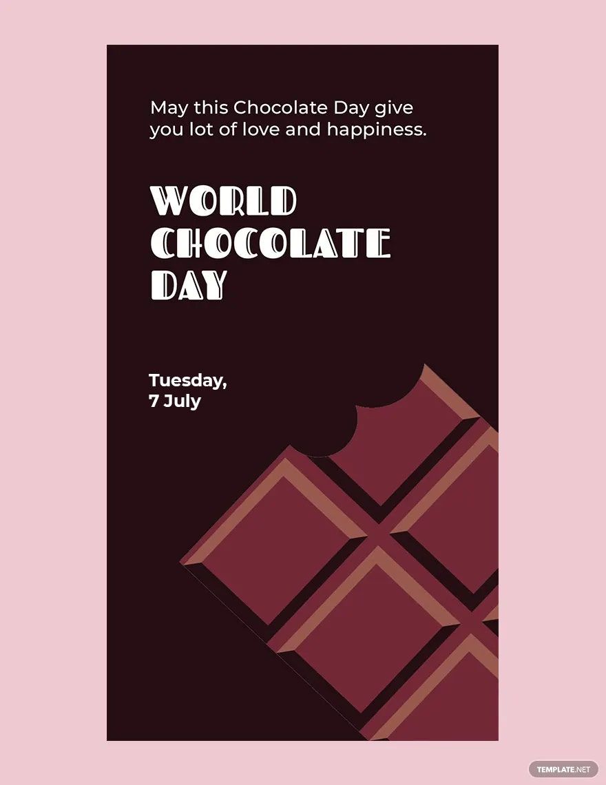 World Chocolate Day Instagram Story Template