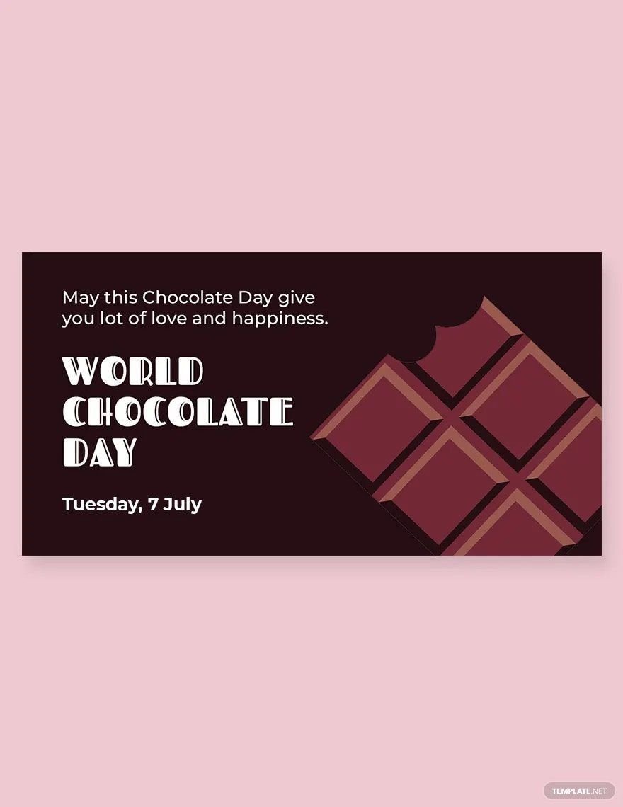 Free World Chocolate Day Linkedin Post Template
