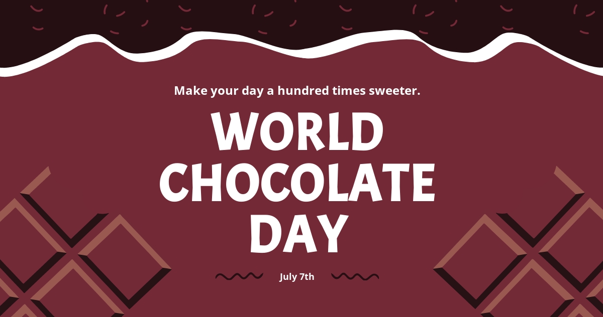 World Chocolate Day Linkedin Post Template.jpe
