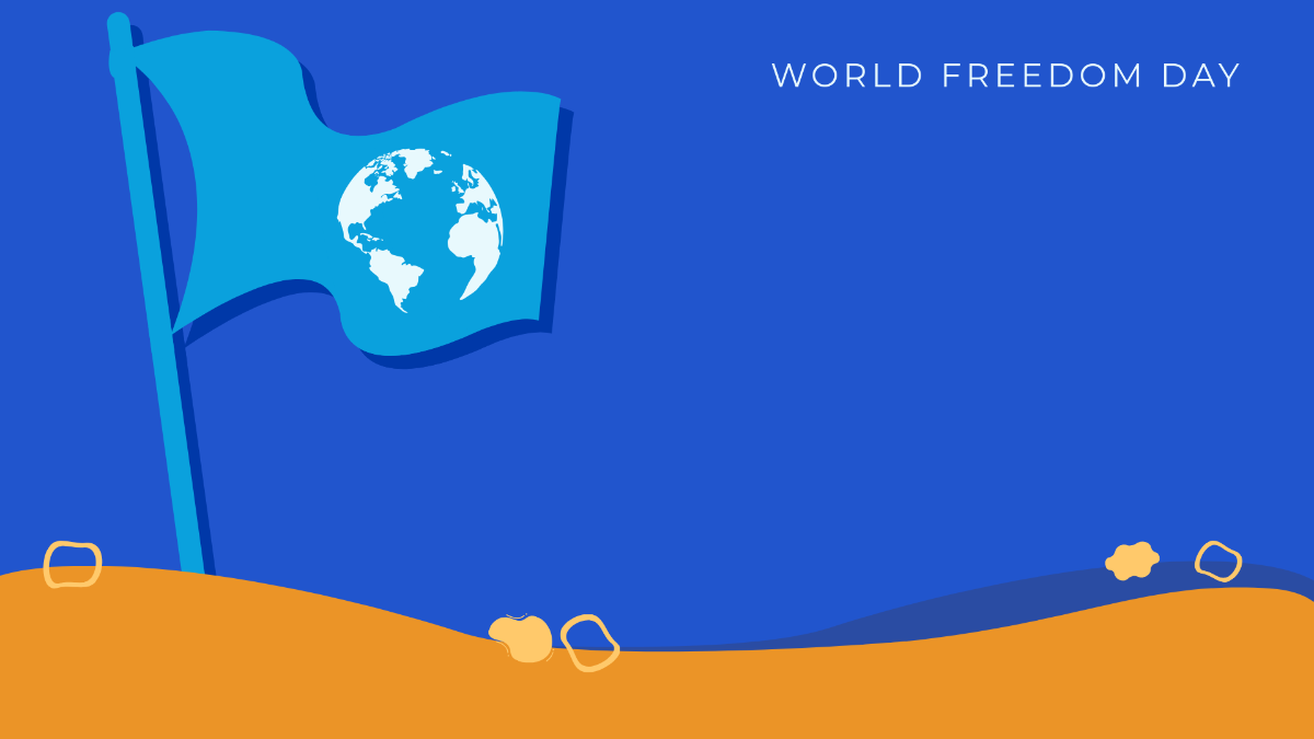 High Resolution World Freedom Day Background