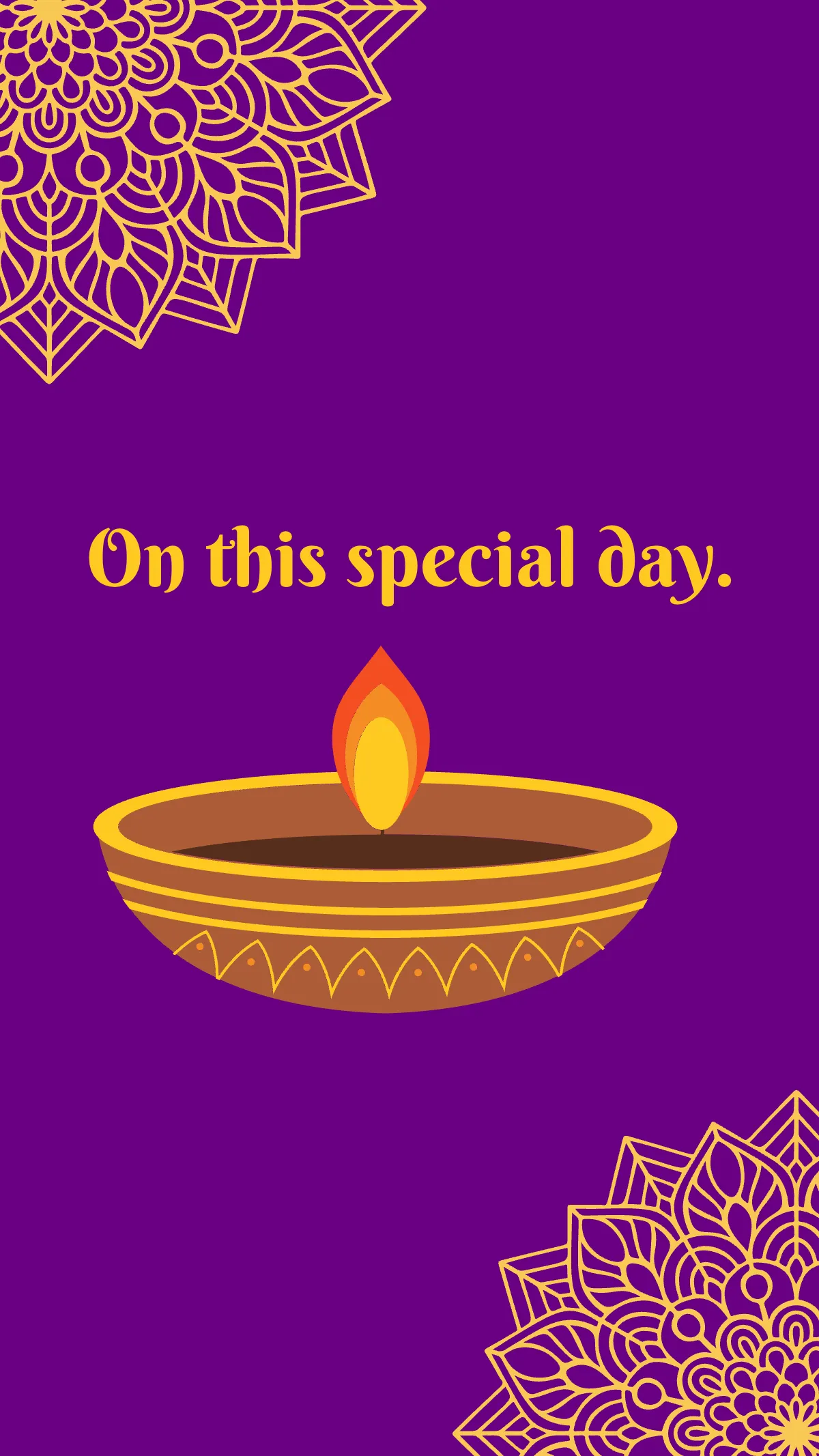 Free Diwali Instragram Story Template to Edit Online