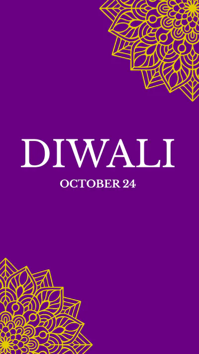 Free Diwali Instragram Story Template to Edit Online