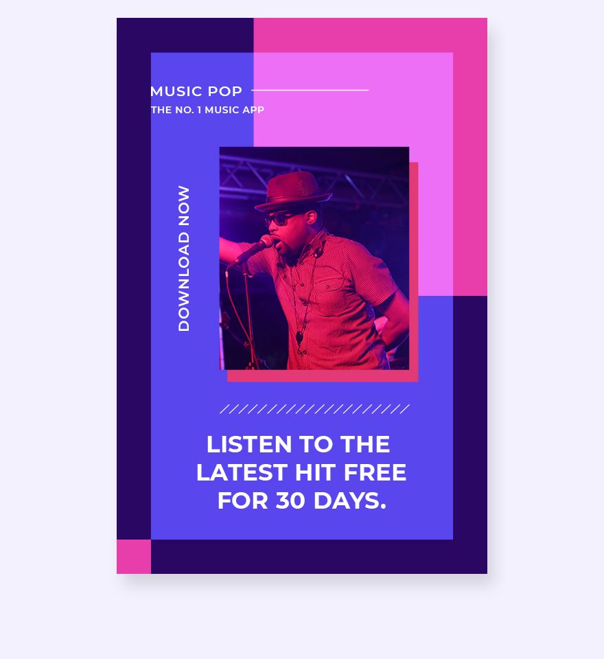 Free Music Studio App Promotion Tumblr Post Template