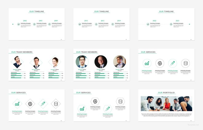 Free Glossy Business Presentation Template | Free Templates