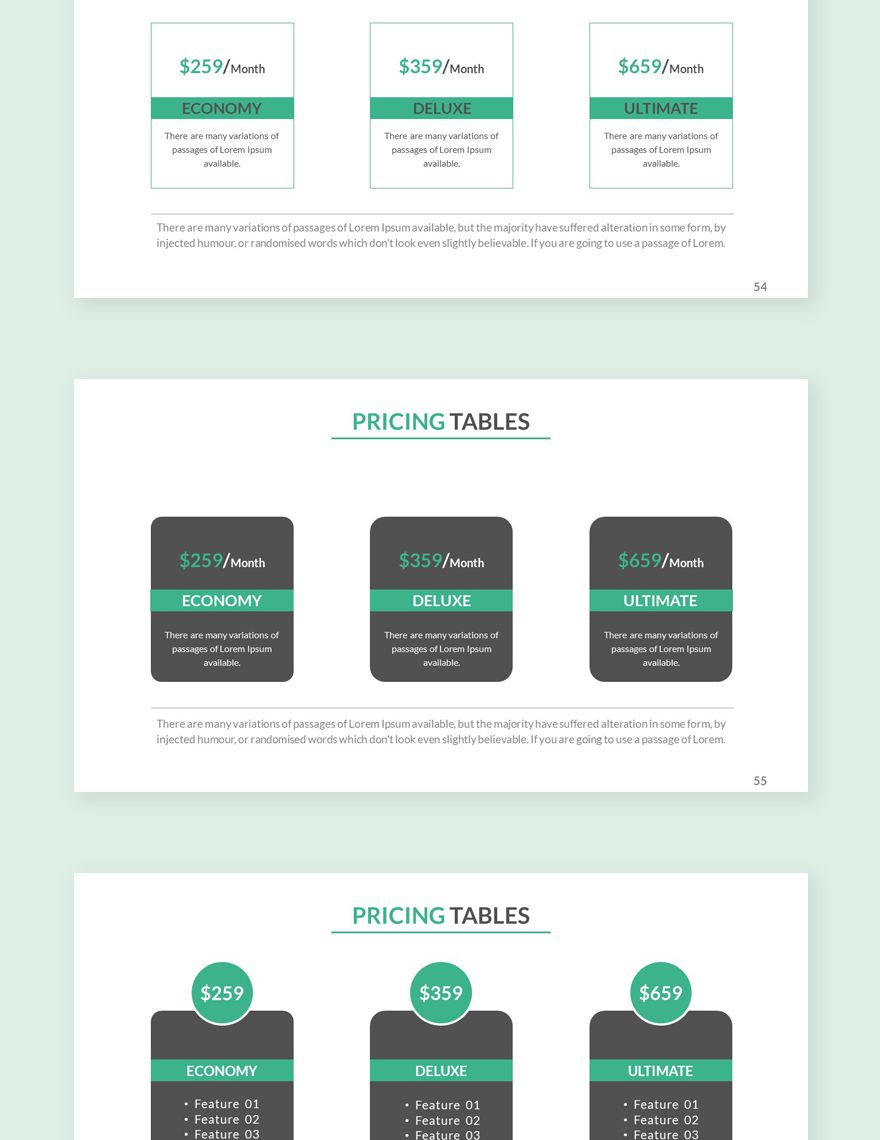 Free Glossy Business Presentation Template