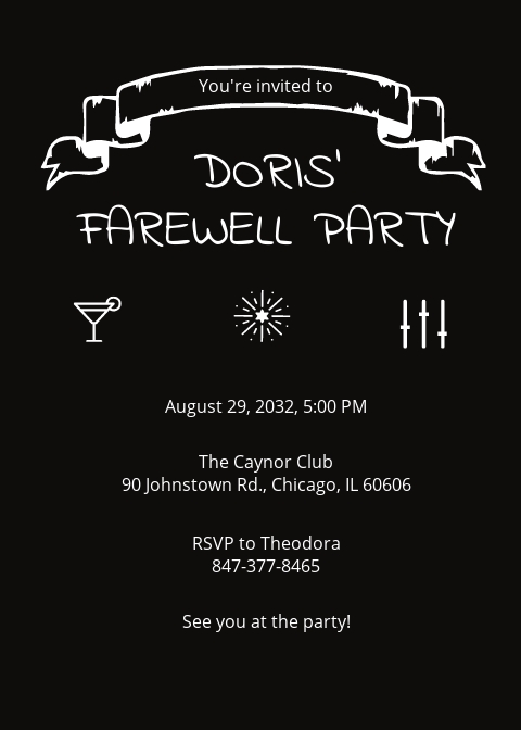 FREE Farewell Party Invitation Templates [Customize & Download ...