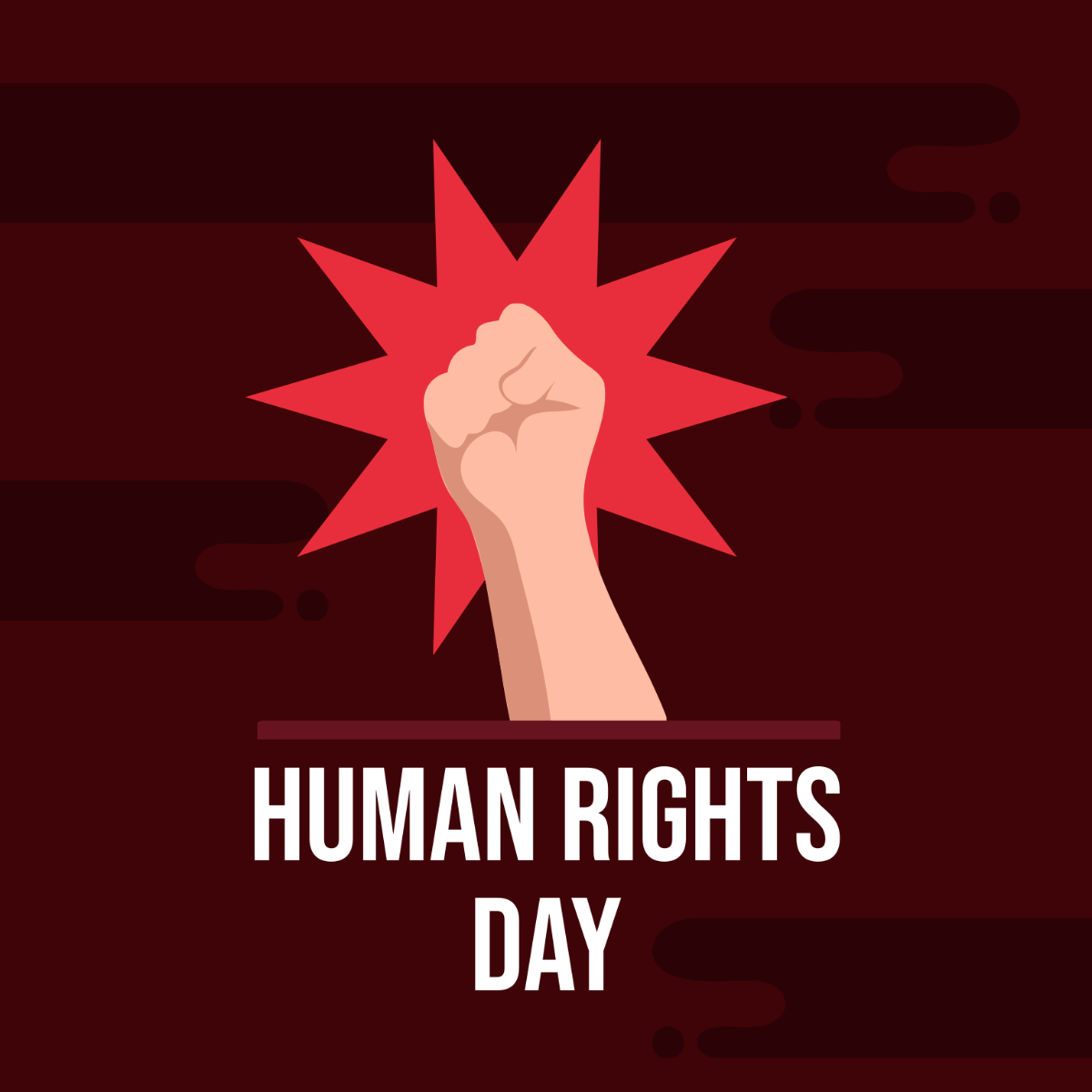 Human Rights Day Vector Template
