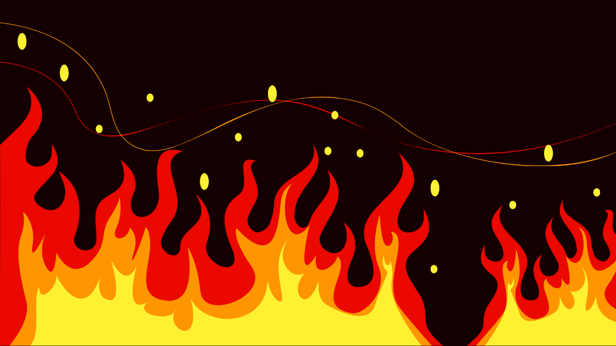 Fire Abstract Background Template
