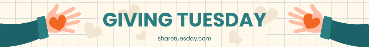 Giving Tuesday Website Banner Template