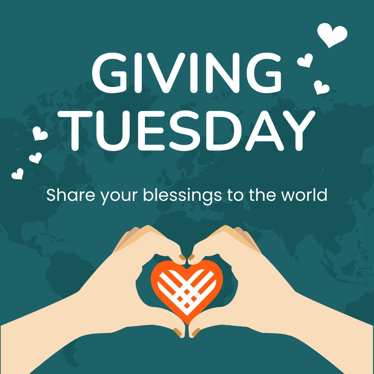 Giving Tuesday FB Post Template - Edit Online & Download