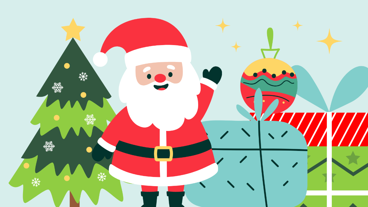 Christmas Vector Background Template