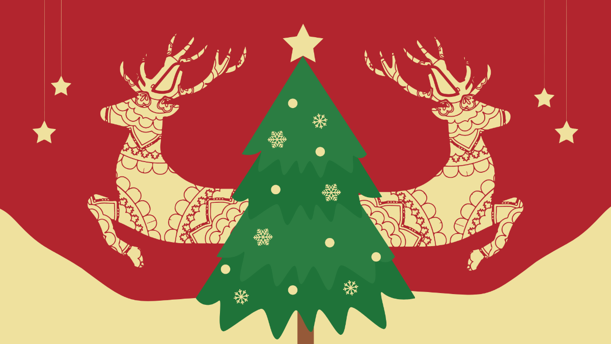 Christmas Wallpaper Background Template